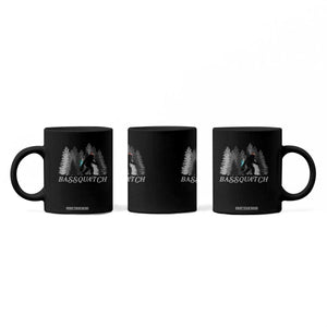 Funny Bigfoot Fishing Coffee Mug Bassquatch Sasquatch In The Forest Yeti TS10 Print Your Wear
