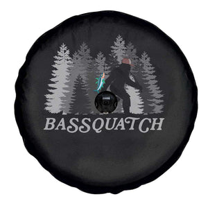Funny Bigfoot Fishing Spare Tire Cover Bassquatch Sasquatch In The Forest Yeti TS10 Print Your Wear
