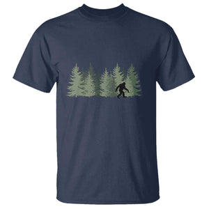 Bigfoot In The Forest Sasquatch Yeti T Shirt TS10 Navy Print Your Wear
