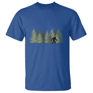 Bigfoot In The Forest Sasquatch Yeti T Shirt TS10 Royal Blue Print Your Wear