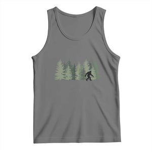 Bigfoot In The Forest Sasquatch Yeti Tank Top - Print Your Wear