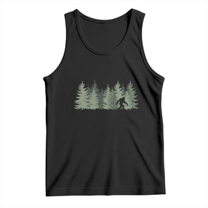 Bigfoot In The Forest Sasquatch Yeti Tank Top - Print Your Wear