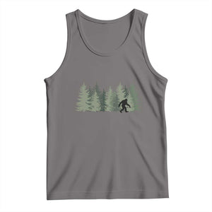 Bigfoot In The Forest Sasquatch Yeti Tank Top - Print Your Wear