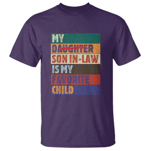 My Son In Law Is My Favorite Child T Shirt Funny Replaced Daughter TS10 Purple Print Your Wear