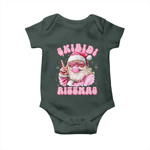 Skibidi Rizzmas Christmas Baby Onesie Rizz Santa Pink Bubble Gum Funny Xmas Girl Kids Gen Alpha TS10 Print Your Wear