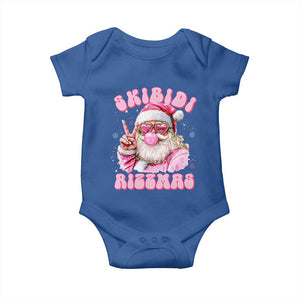 Skibidi Rizzmas Christmas Baby Onesie Rizz Santa Pink Bubble Gum Funny Xmas Girl Kids Gen Alpha TS10 Royal Blue Print Your Wear
