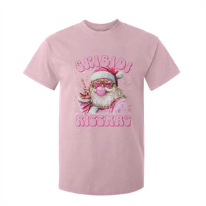 Skibidi Rizzmas Christmas T Shirt For Kid Rizz Santa Pink Bubble Gum Funny Xmas Girl Kids Gen Alpha TS10 Light Pink Print Your Wear