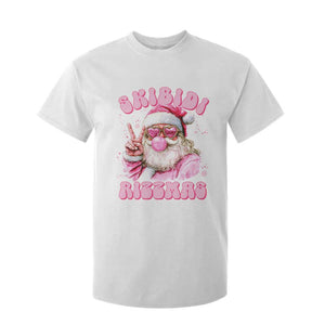 Skibidi Rizzmas Christmas T Shirt For Kid Rizz Santa Pink Bubble Gum Funny Xmas Girl Kids Gen Alpha TS10 White Print Your Wear
