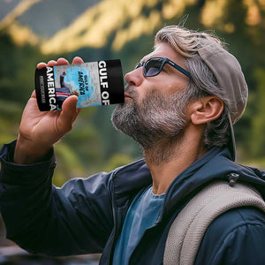 America's Gulf Mexico 4 in 1 Can Cooler Tumbler Trump Dancing Funny Map TS10 Print Your Wear