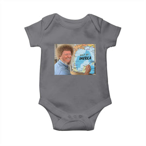 Funny America's Gulf Mexico Baby Onesie Presdent Trump TS10 Charcoal Print Your Wear