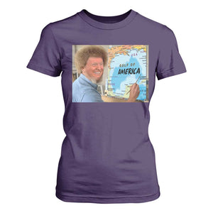 Funny America's Gulf Mexico T Shirt For Women Presdent Trump TS10 Purple Print Your Wear