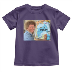 Funny America's Gulf Mexico Toddler T Shirt Presdent Trump TS10 Purple Print Your Wear