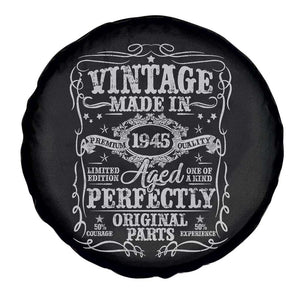 80th Birthday Gift Spare Tire Cover Vintage Born 1945 Turning 80 Year Old TS10 Print Your Wear