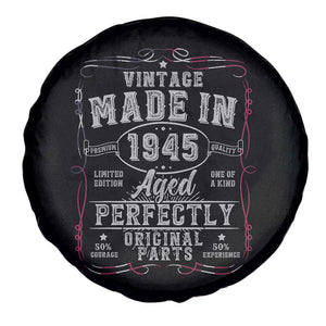 Vintage 1945 Spare Tire Cover Aged Perfectly 80th Birthday Gift American Flag TS10 Print Your Wear