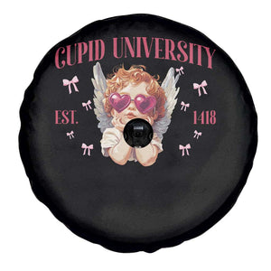 Cupid University Spare Tire Cover Cute Valentines Day Funny College TS10 Print Your Wear