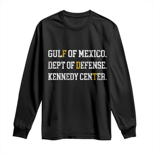 Subtle FDT Long Sleeve Shirt Vintage Gulf of Mexico Dept Of Defense Kennedy Center TS10 Black Print Your Wear