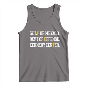 Subtle FDT Tank Top Vintage Gulf of Mexico Dept Of Defense Kennedy Center TS10 Deep Heather Print Your Wear