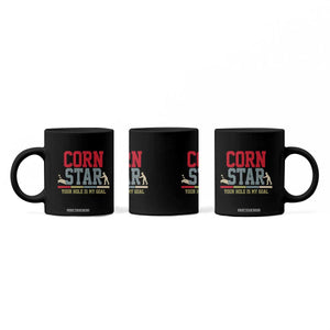Your Hole is My Goal Inappropriate Cornhole Coffee Mug Funny Naughty Adult Humor Cornstar TS10 Print Your Wear
