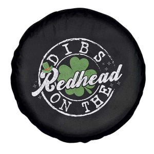 Funny Irish St Patricks Day Dibs On The Redhead Spare Tire Cover Retro Lucky Shamrock TS10 Print Your Wear