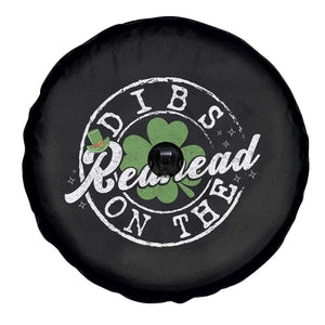 Funny Irish St Patricks Day Dibs On The Redhead Spare Tire Cover Retro Lucky Shamrock TS10 Print Your Wear