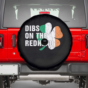 Dibs On The Redhead Spare Tire Cover Funny Irish St Patricks Day Shamrock TS10 Black Print Your Wear