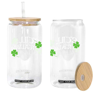 Still Italian St Patricks Day Glass Can Lucky Shamrock TS10 Print Your Wear