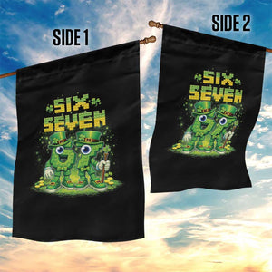 Funny Irish St Patricks Day 67 Garden Flag Six Seven Brainrot Italian Gaming 6 7 Meme Gen Alpha Slang TS10 Print Your Wear