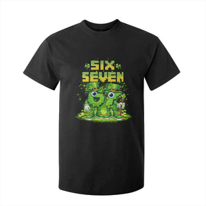 Funny Irish St Patricks Day 67 T Shirt For Kid Six Seven Brainrot Italian Gaming 6 7 Meme Gen Alpha Slang TS10 Black Print Your Wear