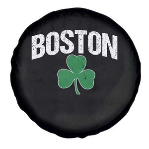 Boston Spare Tire Cover St Patricks Day Irish Green Shamrock Massachusetts TS10 Print Your Wear