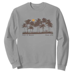 Gulf of Mexico Sweatshirt Since 1672 Vintage 70s Retro Vintage TS10 Sport Gray Print Your Wear