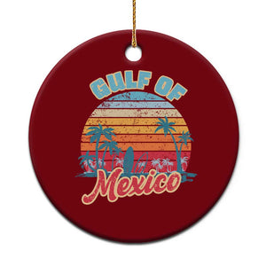 Gulf of Mexico Ceramic Ornament Retro Vintage Beach TS10 1pc Red Print Your Wear
