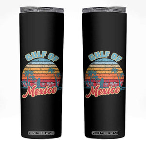 Gulf of Mexico Skinny Tumbler Retro Vintage Beach TS10 Black Print Your Wear
