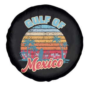 Gulf of Mexico Spare Tire Cover Retro Vintage Beach TS10 Print Your Wear