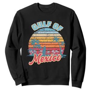 Gulf of Mexico Sweatshirt Retro Vintage Beach TS10 Black Print Your Wear