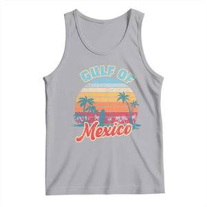 Gulf of Mexico Tank Top Retro Vintage Beach TS10 Athletic Heather Print Your Wear