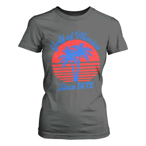 Gulf of Mexico T Shirt For Women Since 1672 Retro Vintage 70s TS10 Dark Heather Print Your Wear