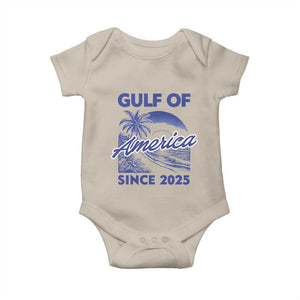 America's Gulf Baby Onesie Since 2025 Trump Mexico Vintage Summer Beach Vibes TS10 Sand Print Your Wear
