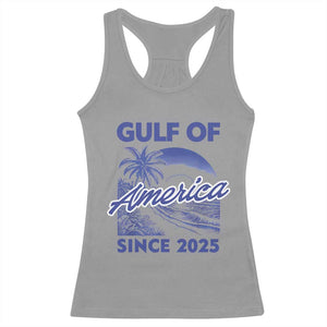 America's Gulf Racerback Tank Top Since 2025 Trump Mexico Vintage Summer Beach Vibes TS10 Sport Gray Print Your Wear