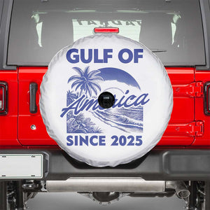 America's Gulf Spare Tire Cover Since 2025 Trump Mexico Vintage Summer Beach Vibes TS10 White Print Your Wear