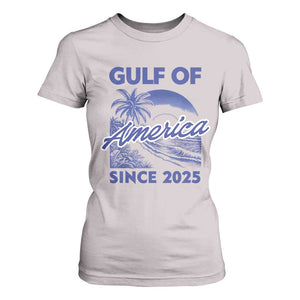 America's Gulf T Shirt For Women Since 2025 Trump Mexico Vintage Summer Beach Vibes TS10 Ice Gray Print Your Wear
