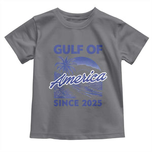 America's Gulf Toddler T Shirt Since 2025 Trump Mexico Vintage Summer Beach Vibes TS10 Charcoal Print Your Wear