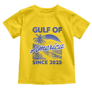 America's Gulf Toddler T Shirt Since 2025 Trump Mexico Vintage Summer Beach Vibes TS10 Daisy Print Your Wear
