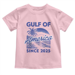 America's Gulf Toddler T Shirt Since 2025 Trump Mexico Vintage Summer Beach Vibes TS10 Light Pink Print Your Wear