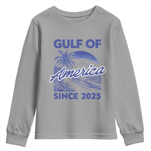 America's Gulf Youth Sweatshirt Since 2025 Trump Mexico Vintage Summer Beach Vibes TS10 Sport Gray Print Your Wear