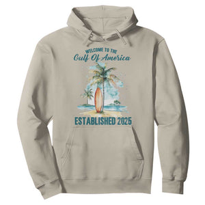 Welcome To America's Gulf Hoodie Established 2025 Retro Vintage Beach TS10 Sand Print Your Wear