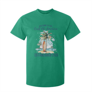 Welcome To America's Gulf T Shirt For Kid Established 2025 Retro Vintage Beach TS10 Irish Green Print Your Wear