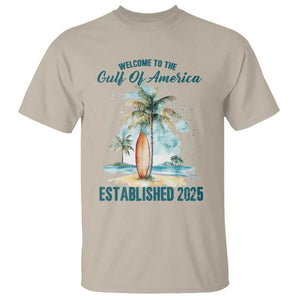 Welcome To America's Gulf T Shirt Established 2025 Retro Vintage Beach TS10 Sand Print Your Wear