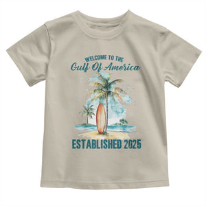 Welcome To America's Gulf Toddler T Shirt Established 2025 Retro Vintage Beach TS10 Sand Print Your Wear