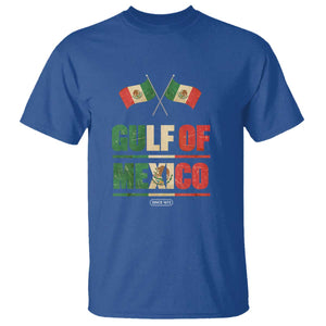 Gulf of Mexico Since 1672 T Shirt Mexican Flag TS10 Royal Blue Print Your Wear