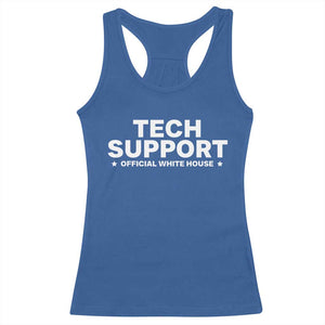 Tech Support Racerback Tank Top Elon Musk's Doge Official White House TS10 Royal Blue Print Your Wear